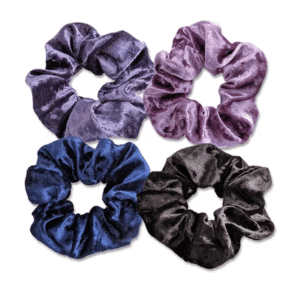 Velvet scrunchies
